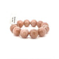Natural Sunstone Bracelet – 17mm Large Beads