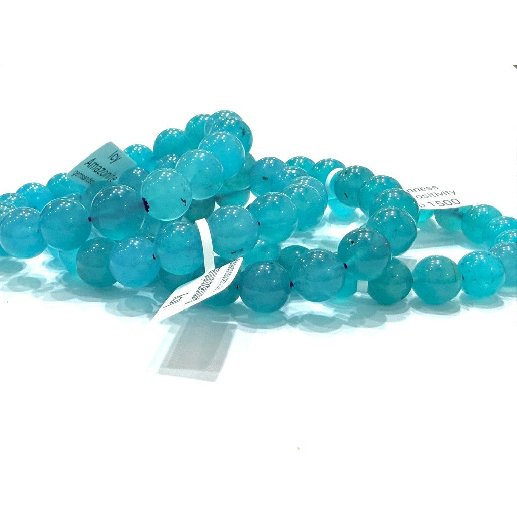 Icy Amazonite Bracelet | Natural Crystal Gemstone