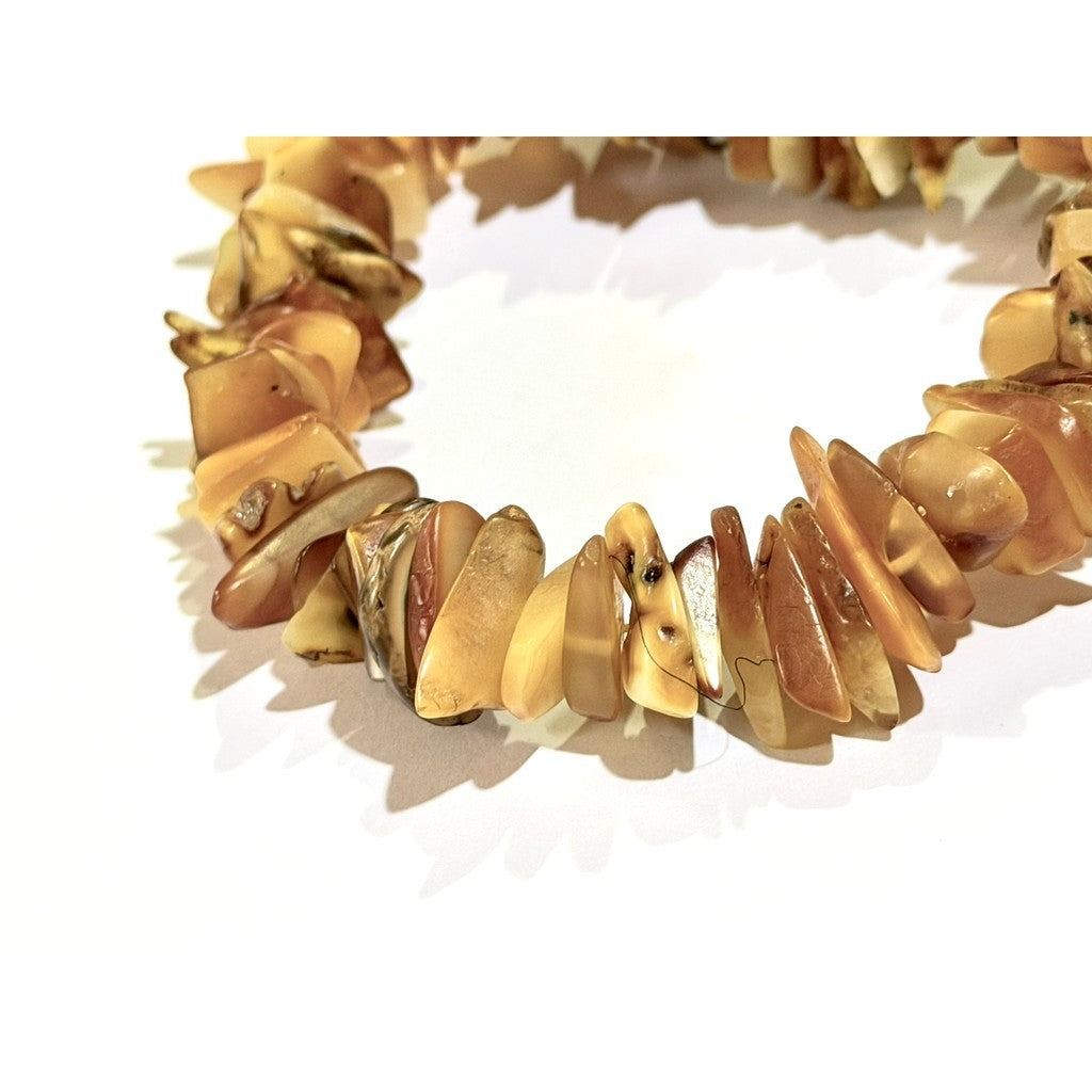 Chunky Amber Chip Bracelet | Natural Amber Bracelet