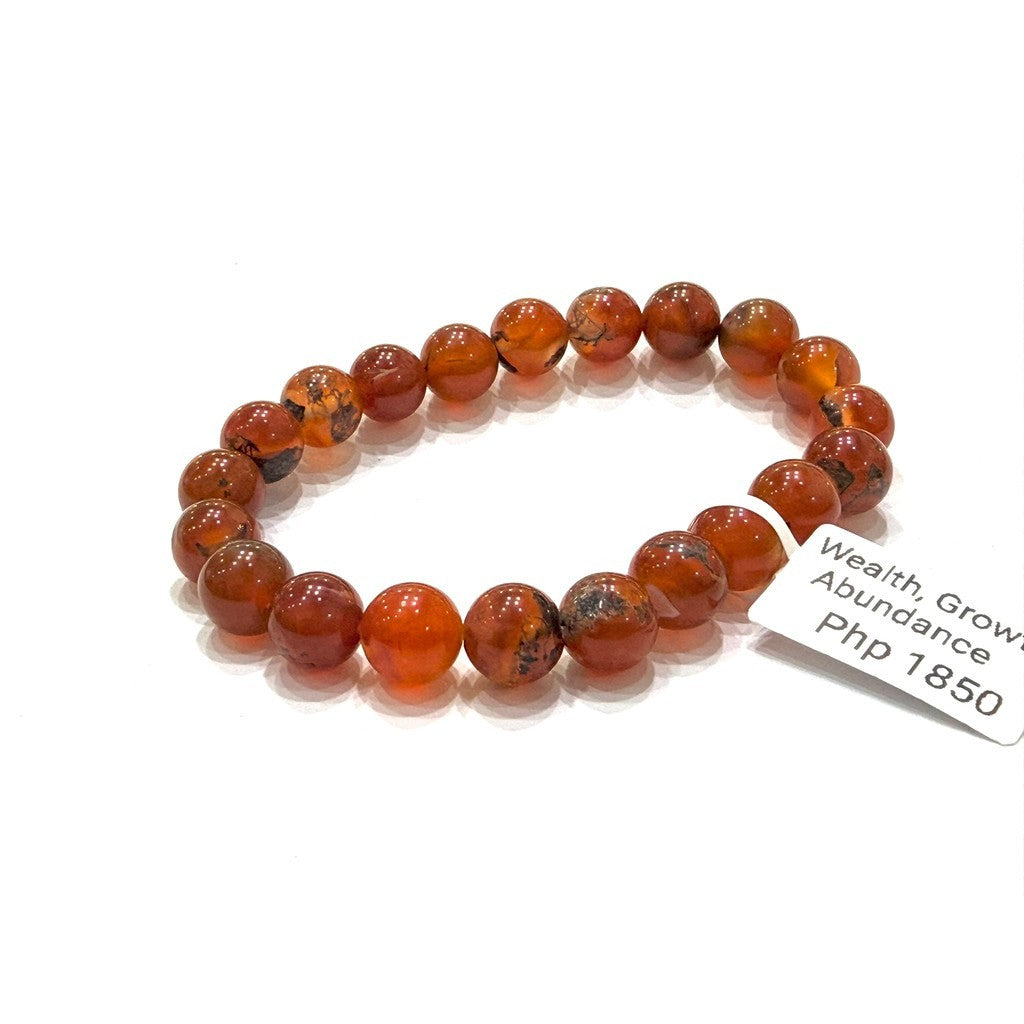 Rare Red Moss Agate Bracelet | Natural Crystal Gemstone