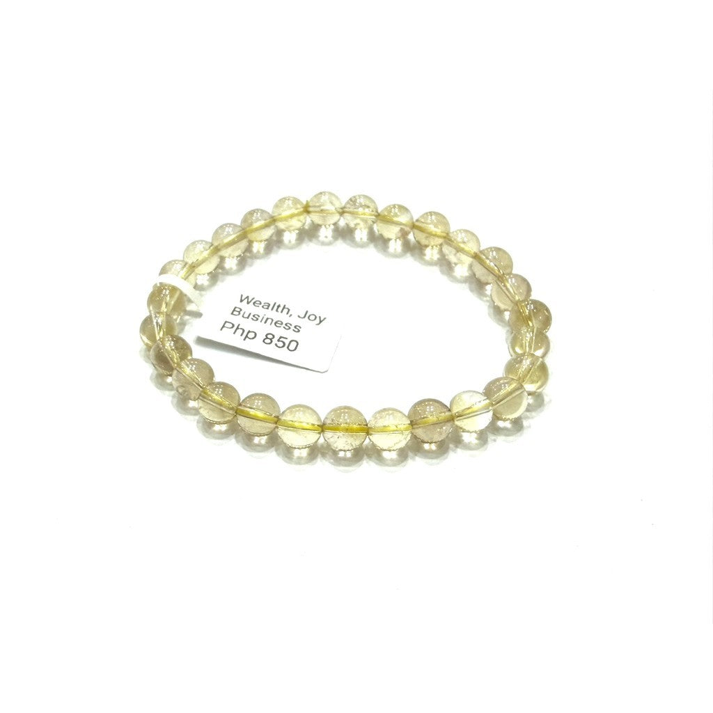 6mm Clean Smoky Citrine Bracelet
