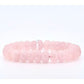 Juicy Abacus Rose Quartz Bracelet | 13mm Natural Rose Quartz