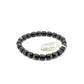 Hypersthene Rounded Square Barrel Bracelet | 8mm Natural Stone