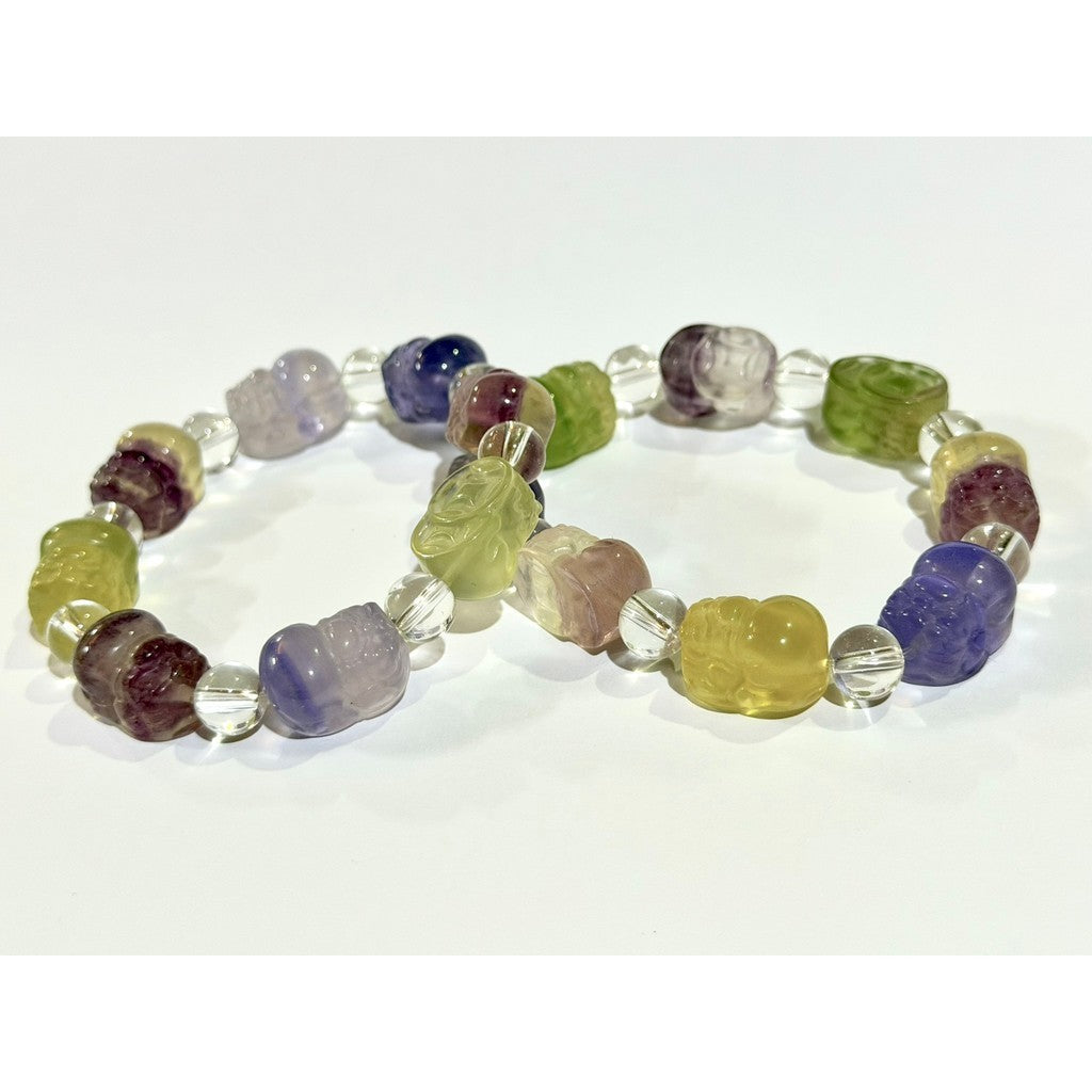 Natural Fluorite Pixiu Piyao