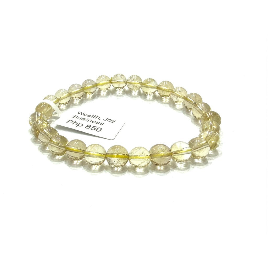6mm Clean Smoky Citrine Bracelet