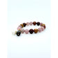 Purple Rose Quartz & Warring States Agate Bracelet
