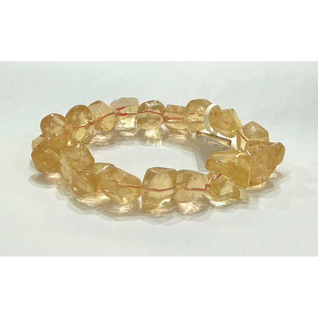 High Quality Chunky freeform Citrine bracelet