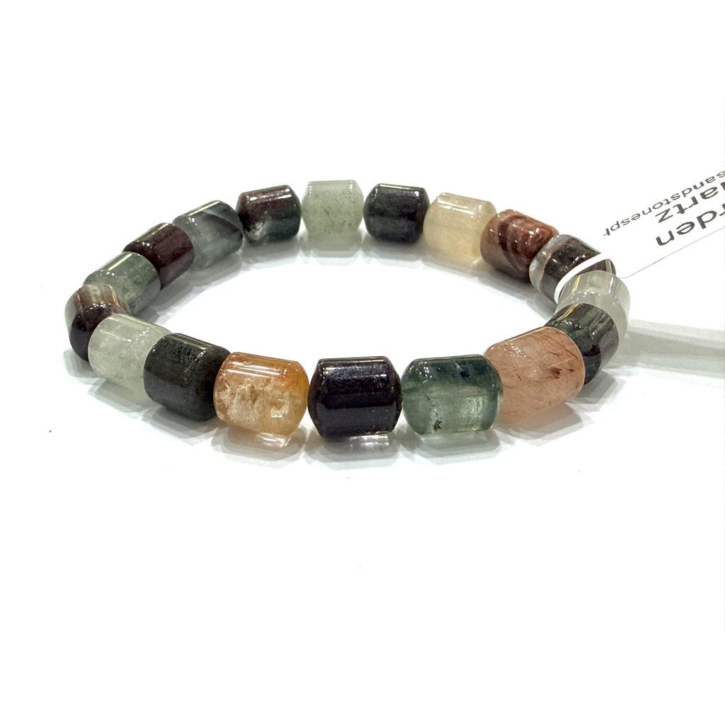 Garden Quartz / Phantom Quartz Bracelet | Natural Crystal Gemstone