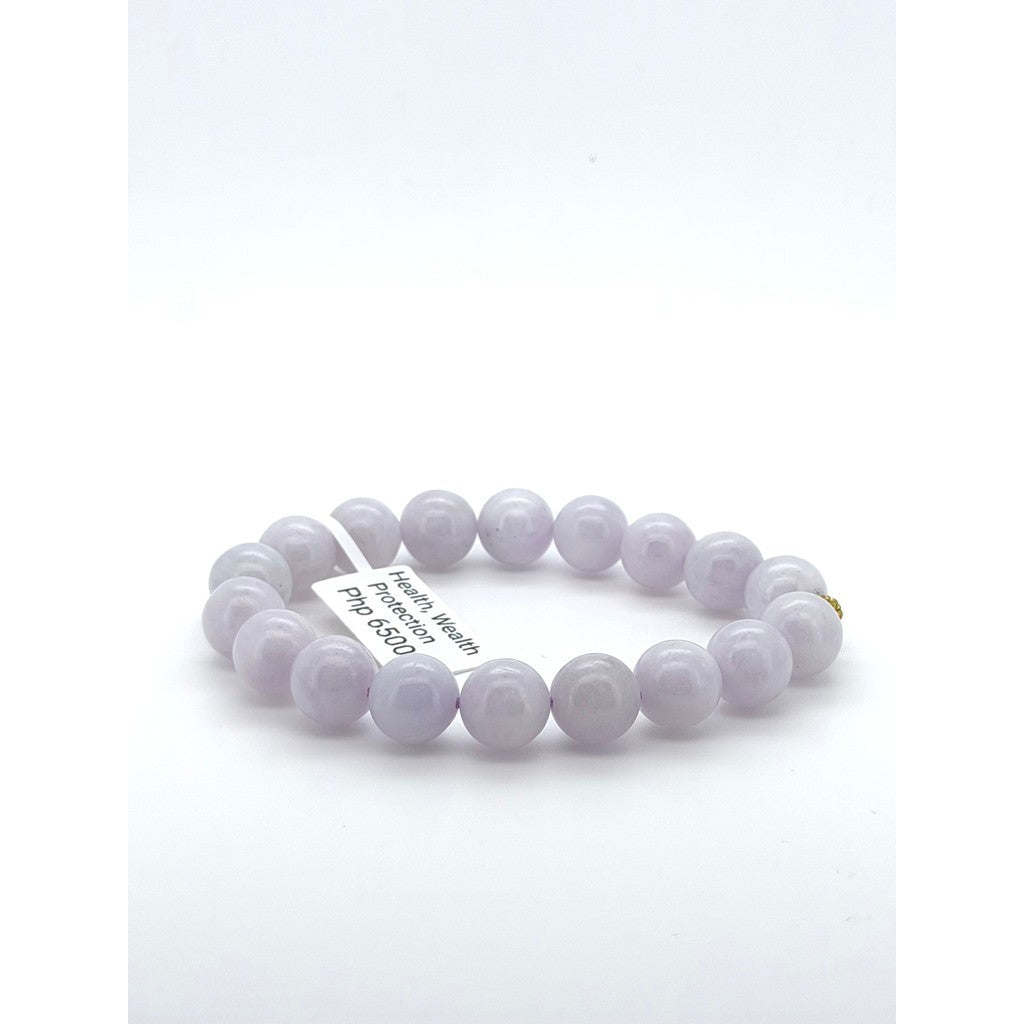 Pink Purple Jade Bracelet | Natural Jade with certificate