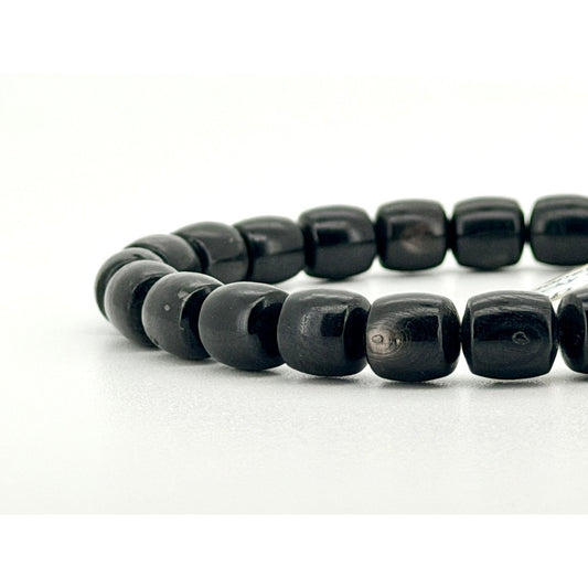 Hypersthene Rounded Square Barrel Bracelet | 8mm Natural Stone