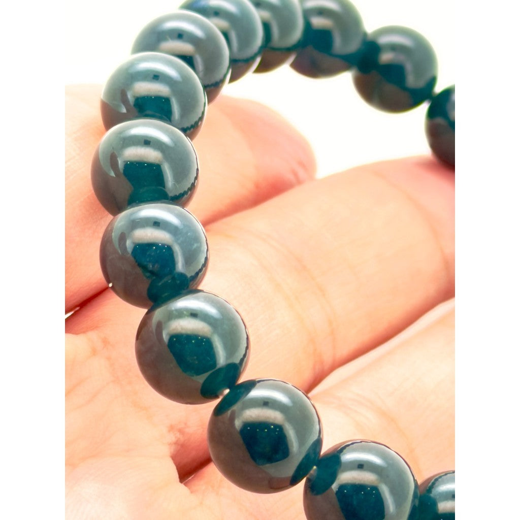 Bluewater Blueberry Color Jadeite Bracelet with Certificate | Natural Jadeite with certificate