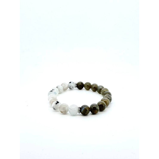 Rainbow Moonstone & Labradorite Bracelet