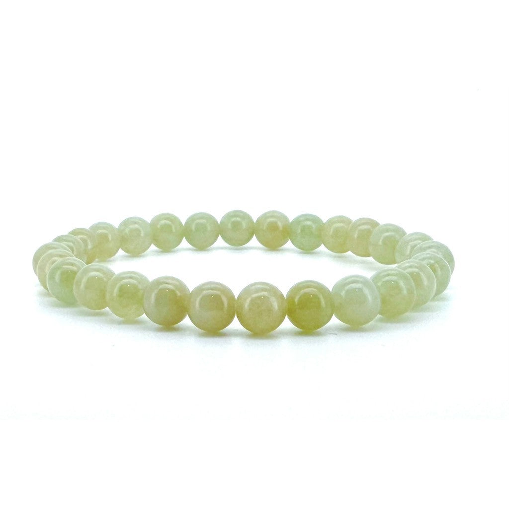 Natural Yellow Tea Jadeite Jade Bracelet with Certificate