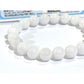 10mm Princess White Jade Bracelet | Natural White Jade with certificate