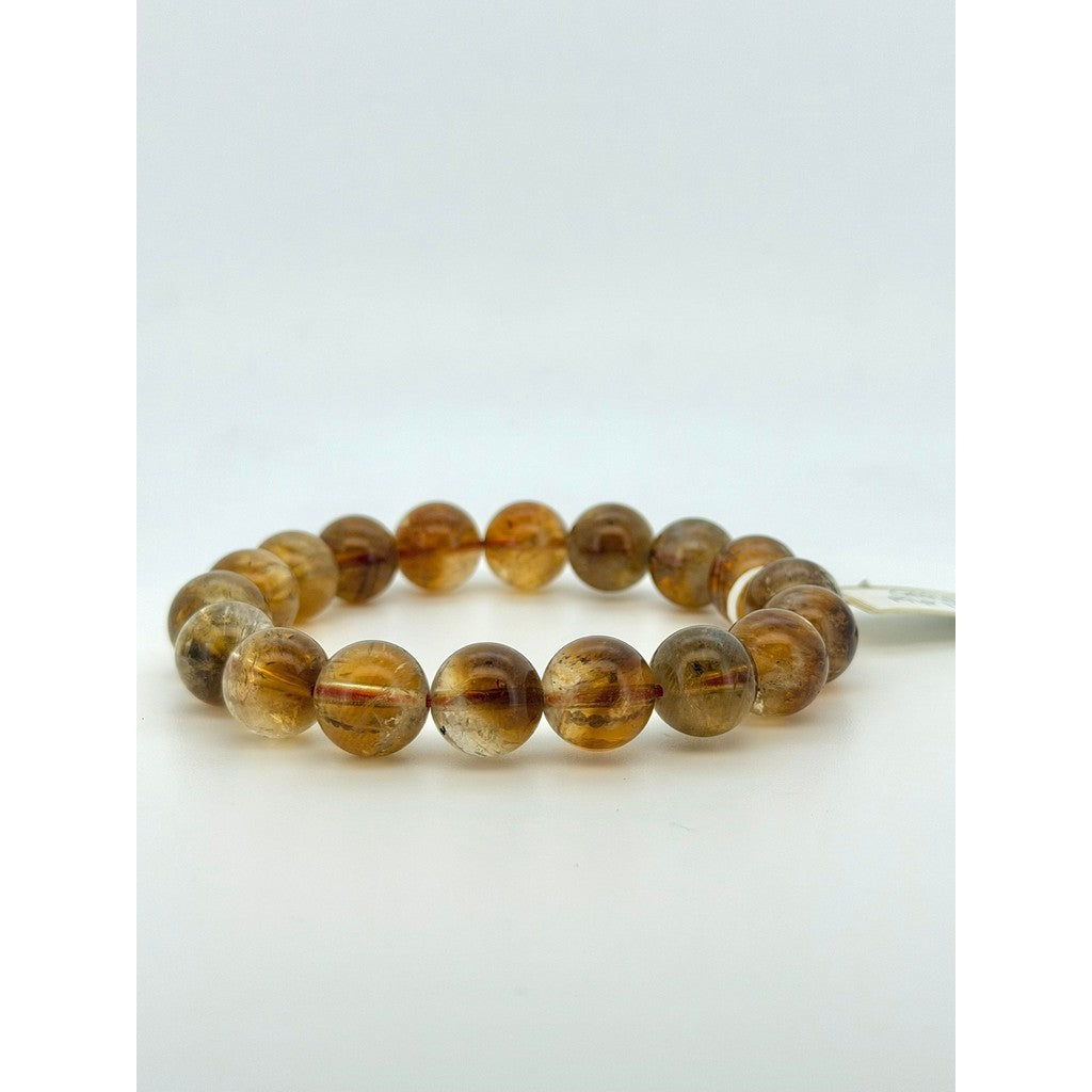 Natural Smoky Citrine Quartz Bracelet