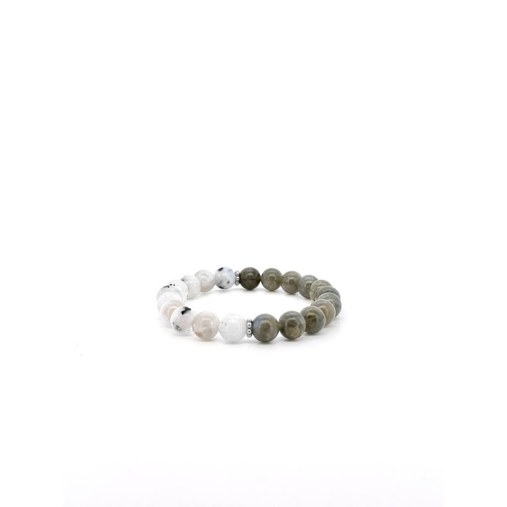 Rainbow Moonstone & Labradorite Bracelet