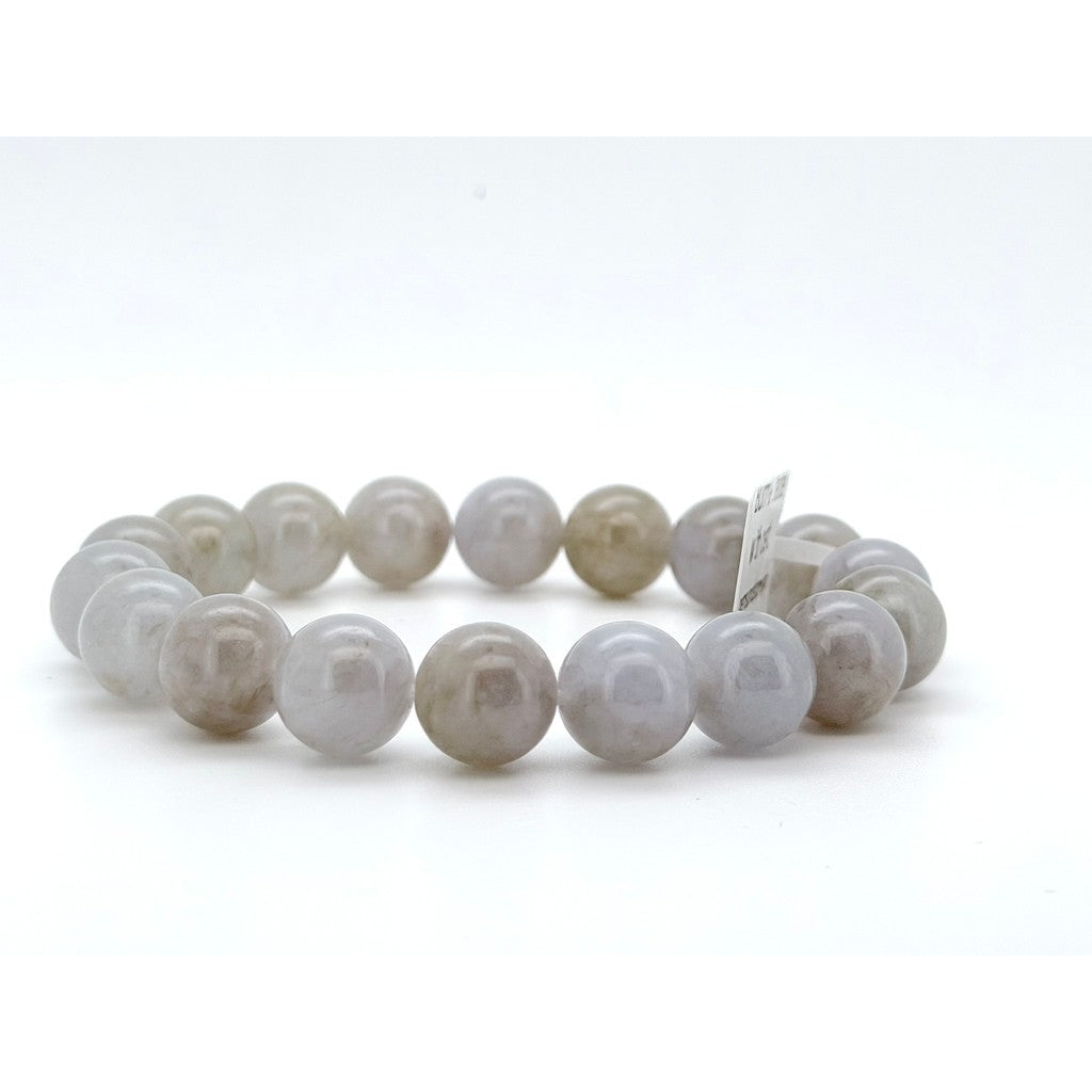 Purple Tea Jade Bracelet with Certificate | Natural Lavender Tea Jade with certificate
