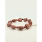 Natural Rhodonite Heart Bracelet