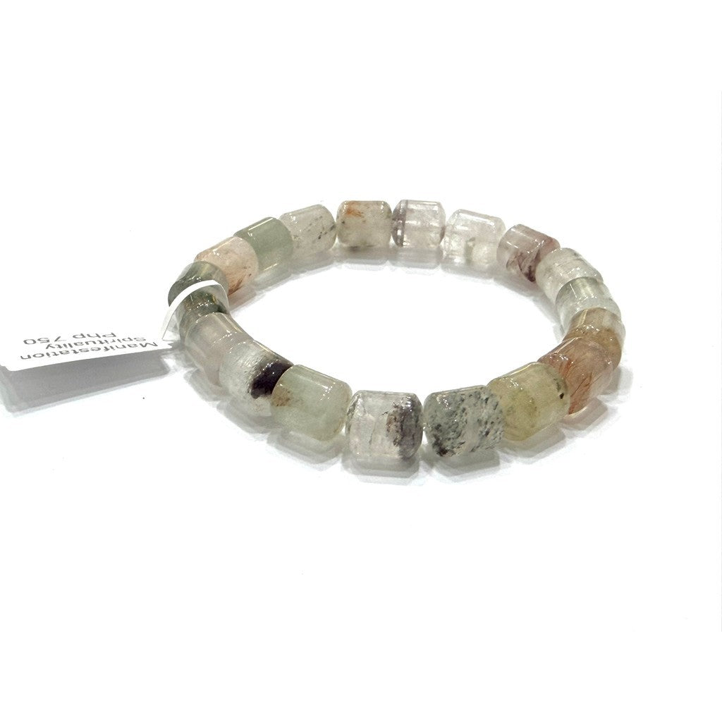 Garden Quartz / Phantom Quartz Bracelet | Natural Crystal Gemstone