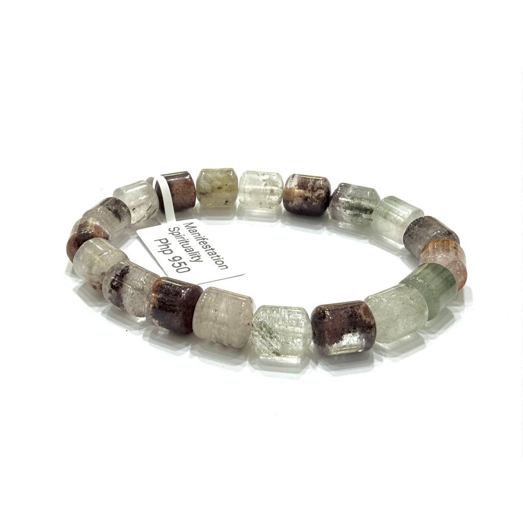 Garden Quartz / Phantom Quartz Bracelet | Natural Crystal Gemstone