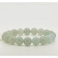 Icy Green Jadeite Bracelet 10mm with Certificate | Natural Jadeite with certificate