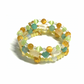 Amazonite, Citrine, Tigers Eye Rolled Bracelet