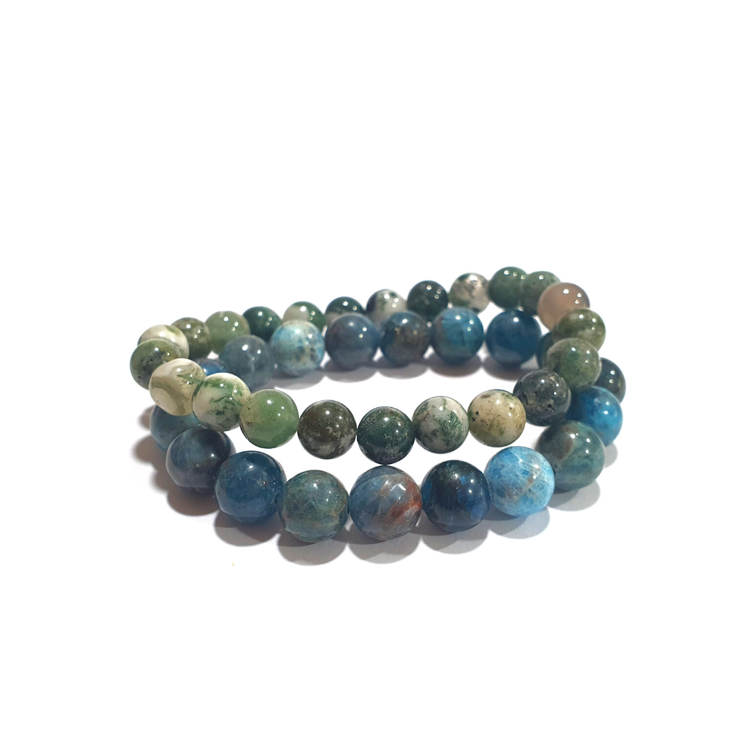 Tree agate and Blue apatite Bundeals