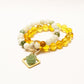 Burma jade and citrine double layer combination bracelet - Gems & stones ph