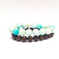 Amazonite and bronzite bundle bracelet - Gems & stones ph