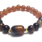 Botswana agate gemstone combination bracelet - Gems & stones ph