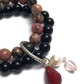 onyx and rhodonite two layer combination - Gems & stones ph