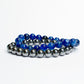 8mm Kyanite and Terahertz bundle bracelet - Gems & stones ph