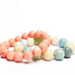 12mm Morganite and Chalcedony bundle bracelet - Gems & stones ph