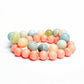 12mm Morganite and Chalcedony bundle bracelet - Gems & stones ph