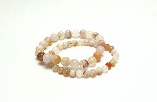 Sakura Agate gemstone bracelet - Gems & stones ph