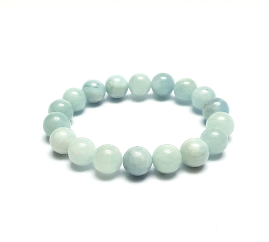 High Grade Aquamarine Gemstone bracelet - Gems & stones ph