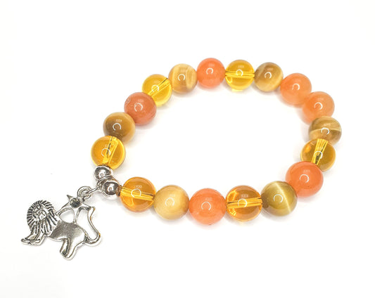 Leo Zodiac Gemstone bracelet - Gems & stones ph