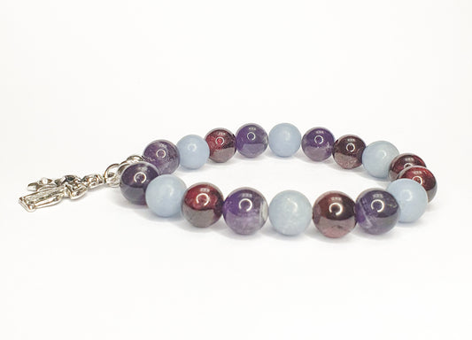 Aquarius Zodiac Gemstone bracelet - Gems & stones ph
