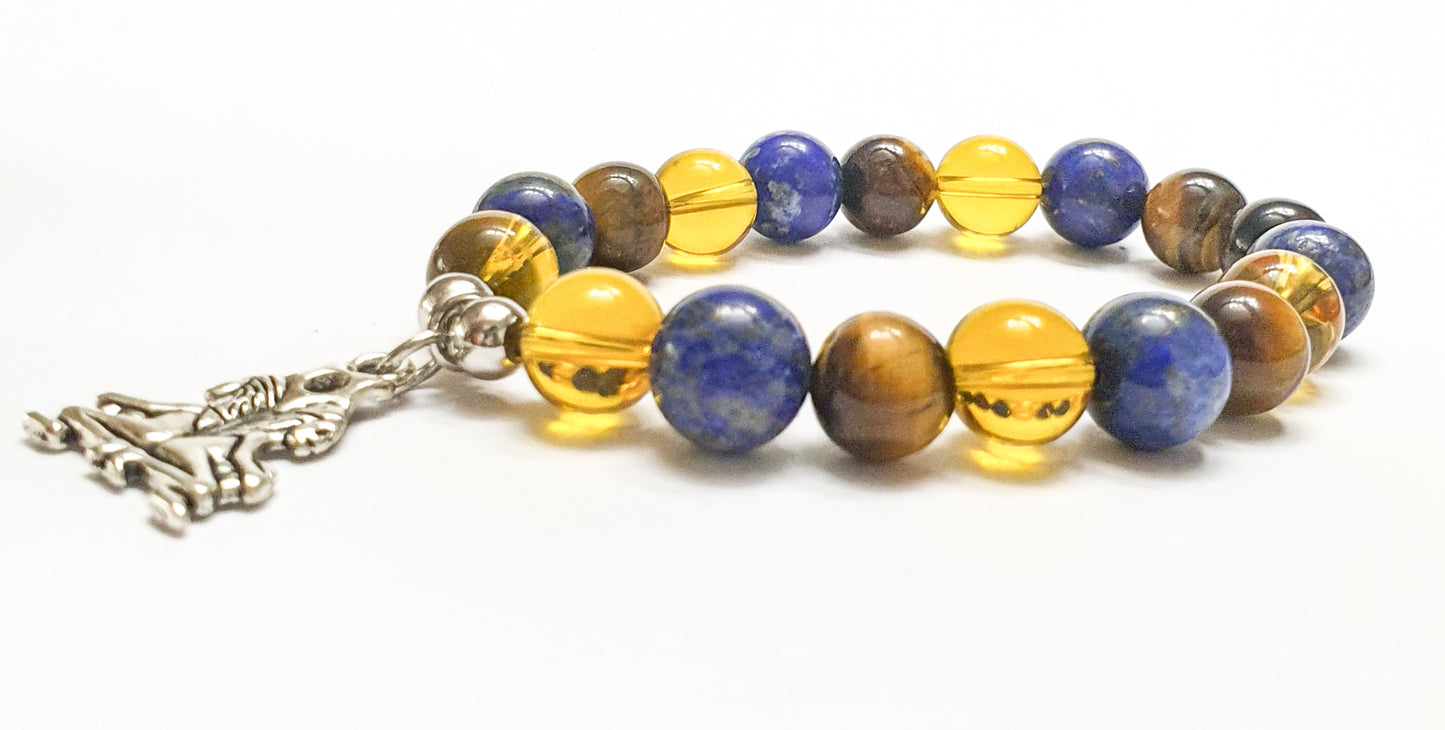 Gemini Zodiac Gemstone bracelet - Gems & stones ph