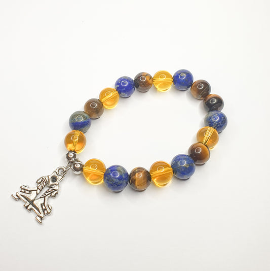 Gemini Zodiac Gemstone bracelet - Gems & stones ph