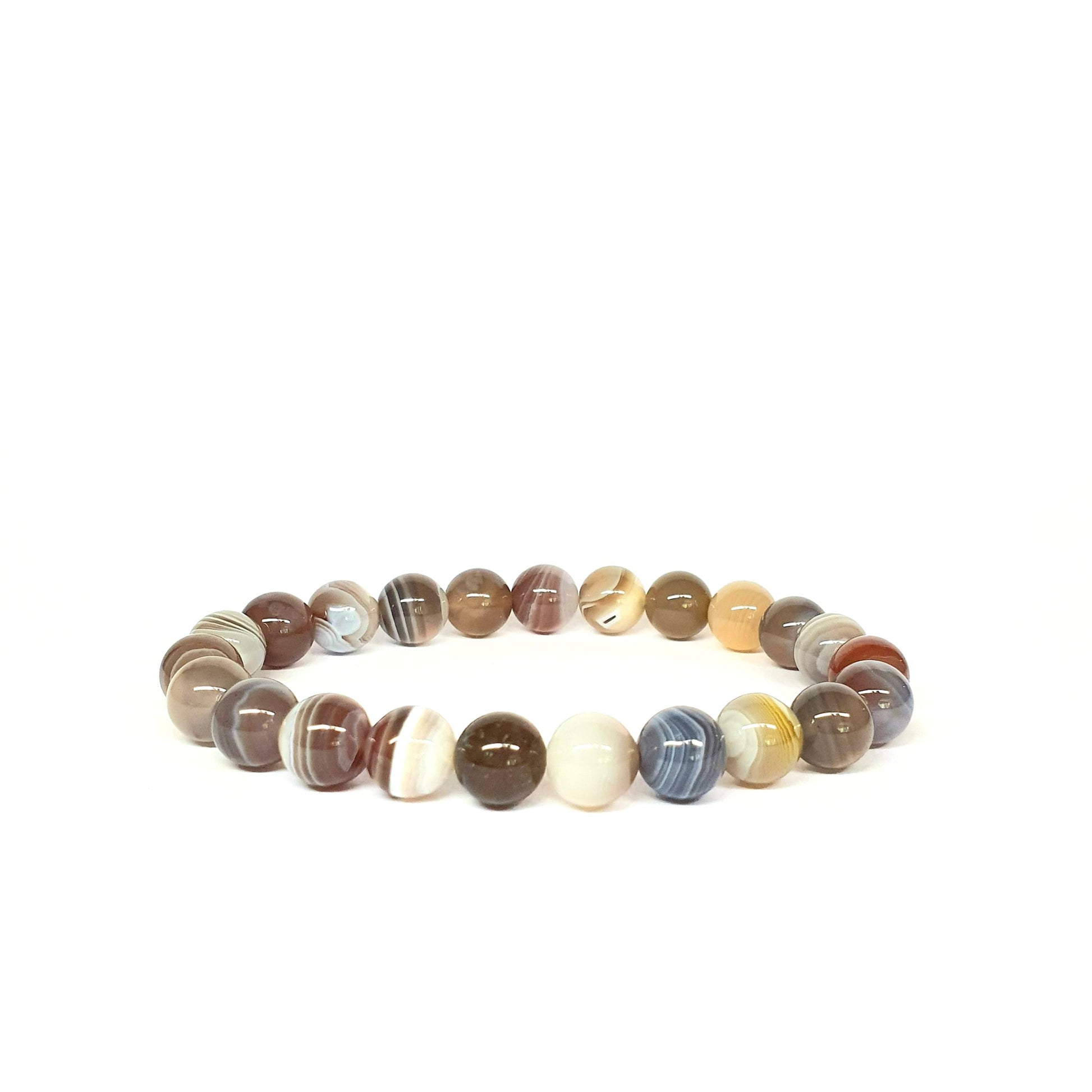 Madagascar banded agate gemstone bracelet - Gems & stones ph