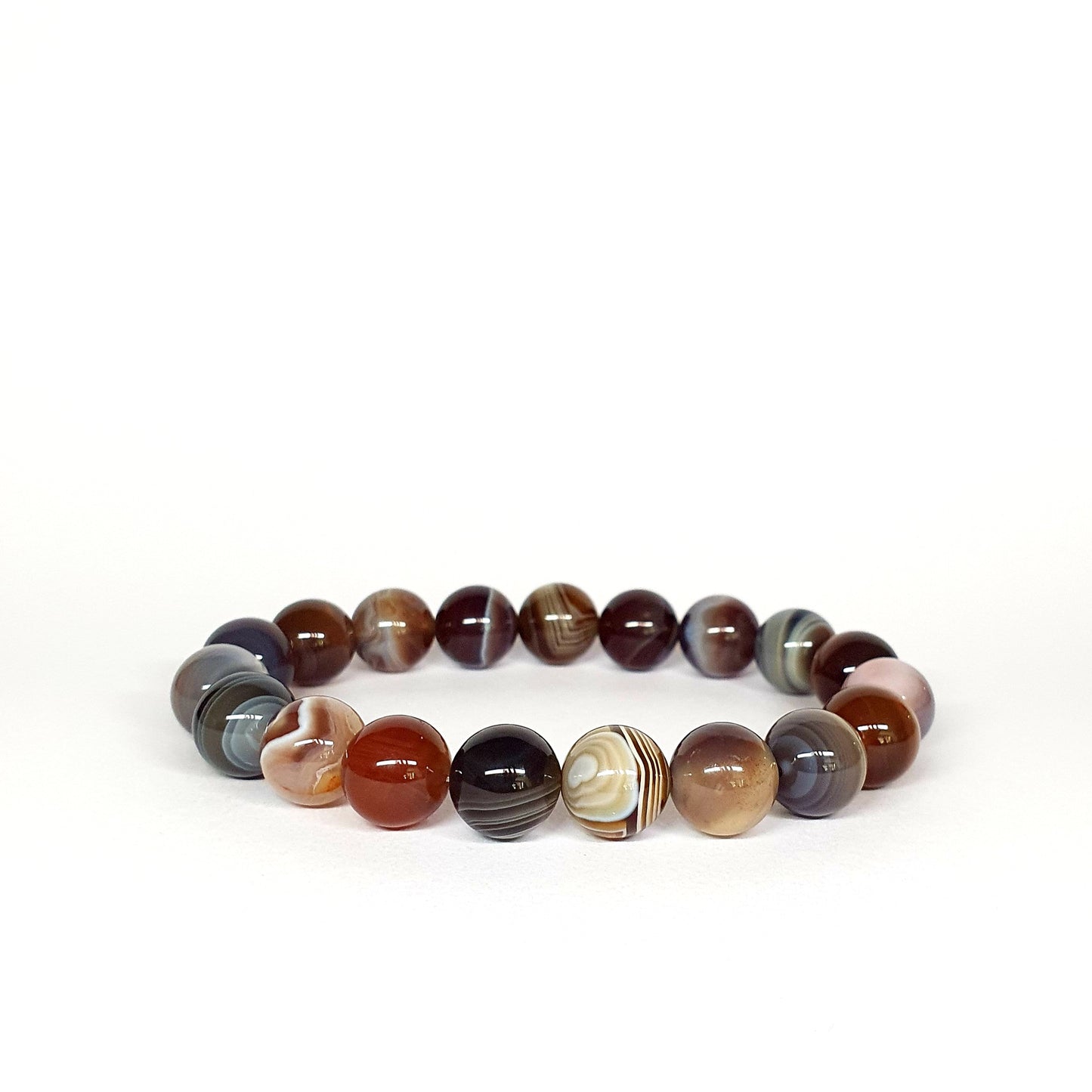 Madagascar banded agate gemstone bracelet - Gems & stones ph