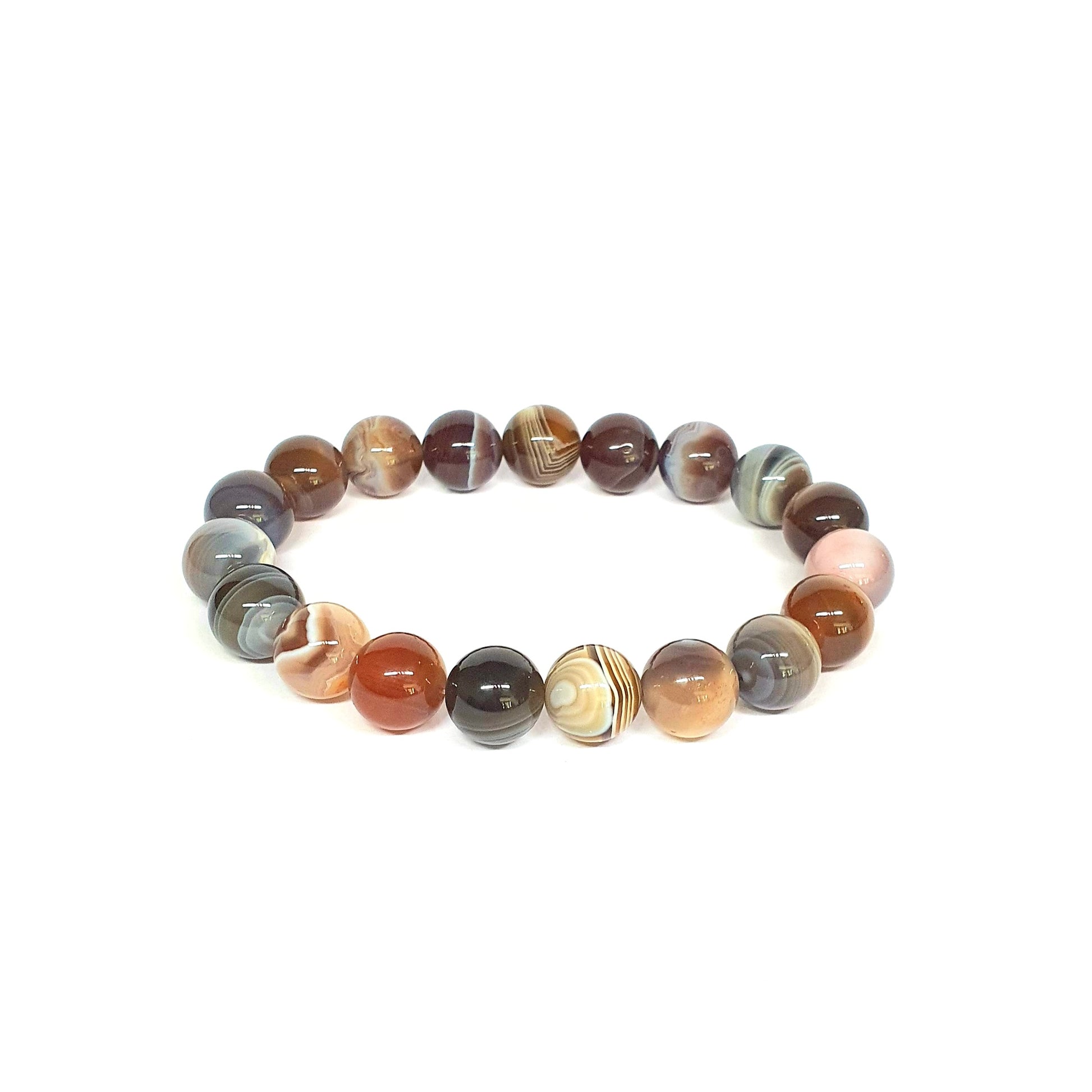 Madagascar banded agate gemstone bracelet - Gems & stones ph