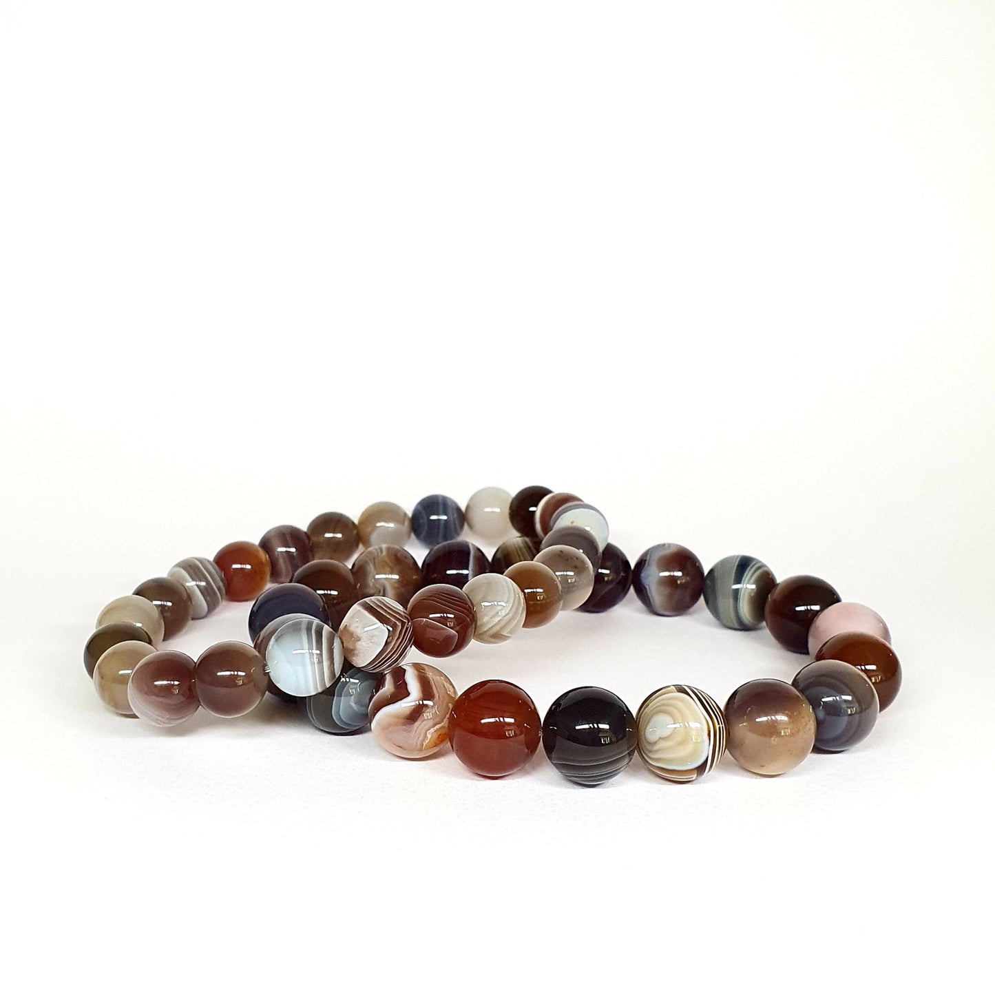 Madagascar banded agate gemstone bracelet - Gems & stones ph