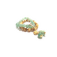 Golden tiger's eye and aventurine double layer bracelet - Gems & stones ph