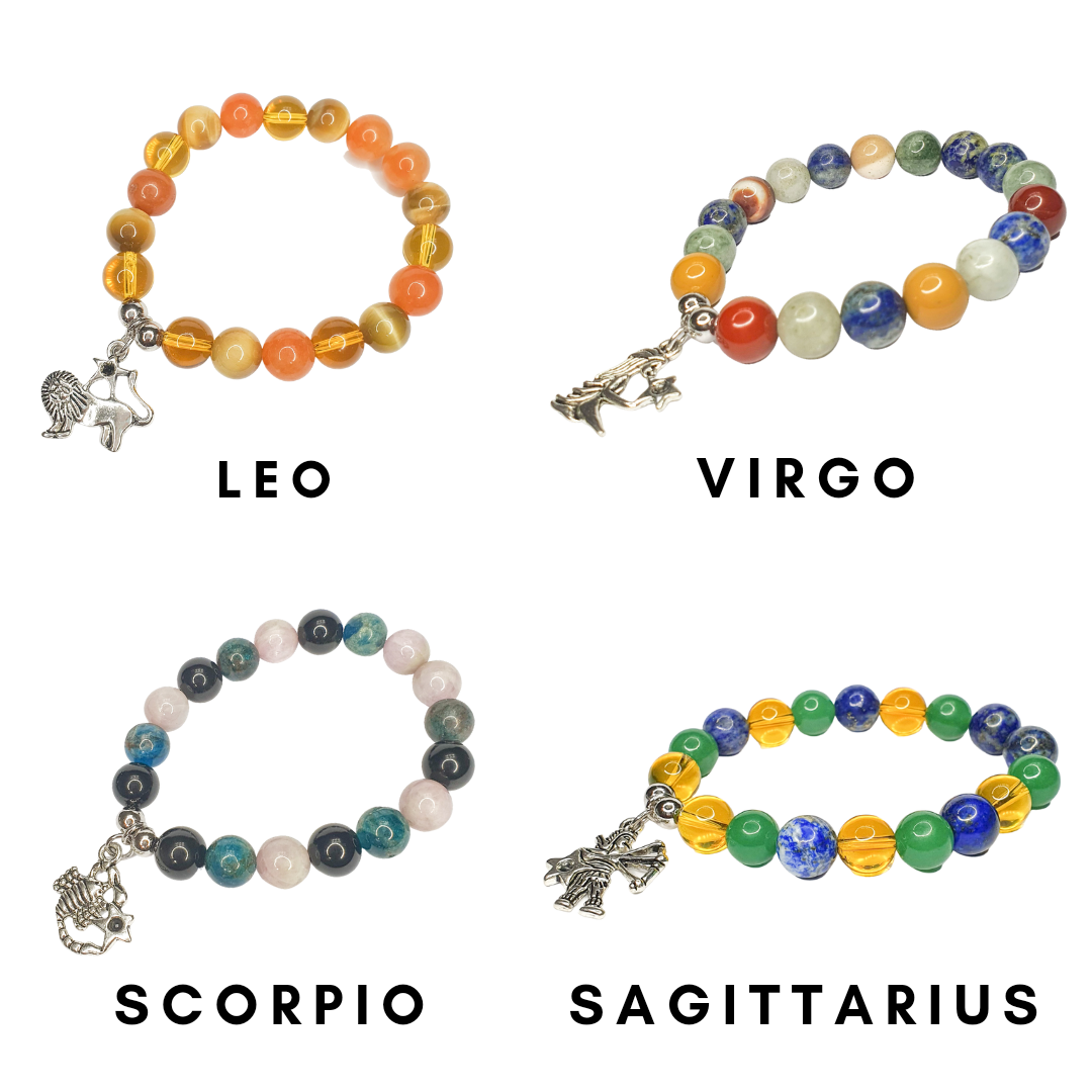 Leo Zodiac Crystal Bracelet - Divine Magic Crystals