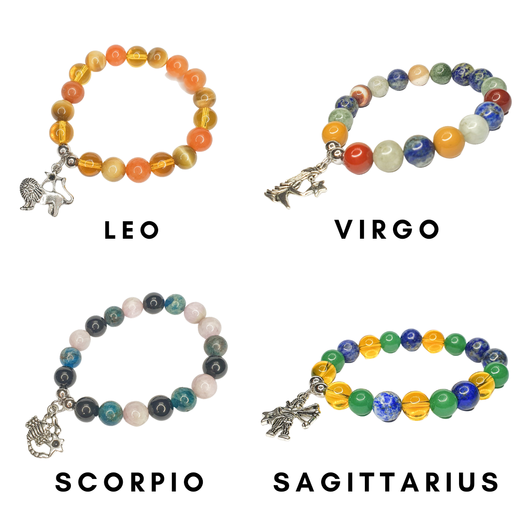 Leo Zodiac Gemstone bracelet