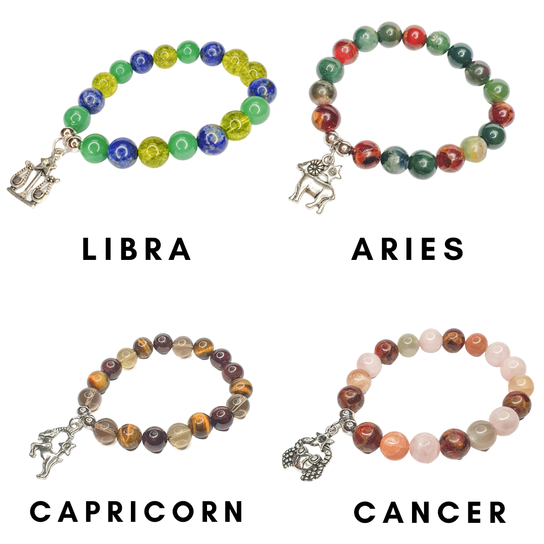 Taurus Zodiac Gemstone bracelet