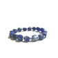 Lapis Lazuli and hematite gemstone bracelet