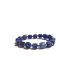 Lapis Lazuli and hematite gemstone bracelet